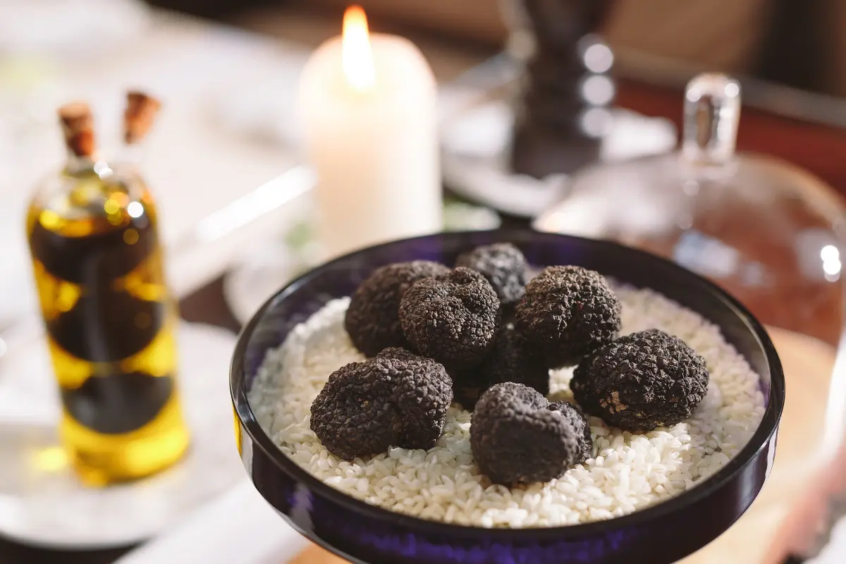 truffles and mushrooms